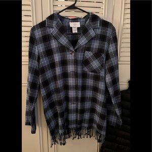 Vintage check jacket and pajama